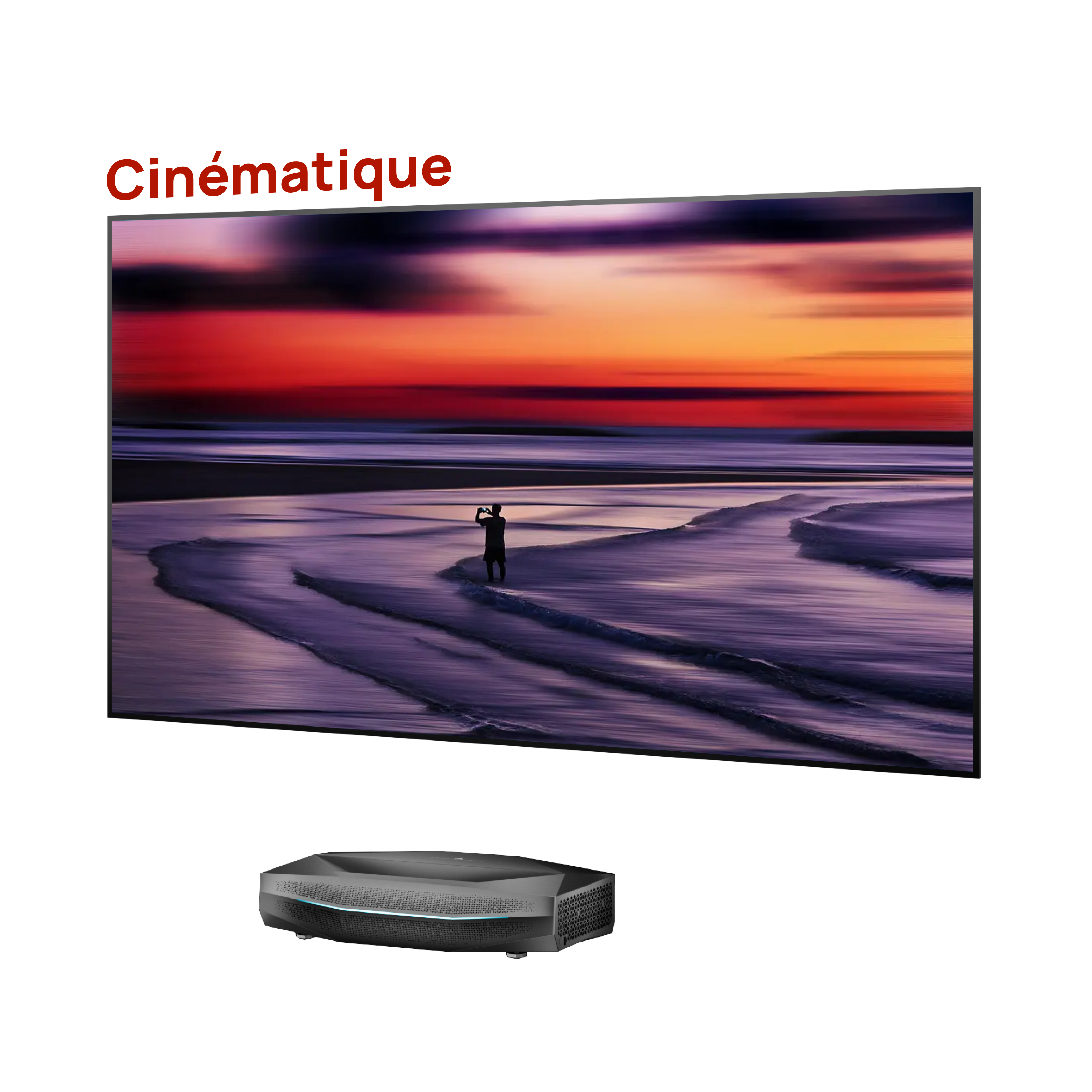 Aetherion Pro + Écran ALR Cinématographique 120''
