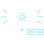2600 lumens ISO