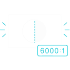 Taux de contraste natif de 6000:1