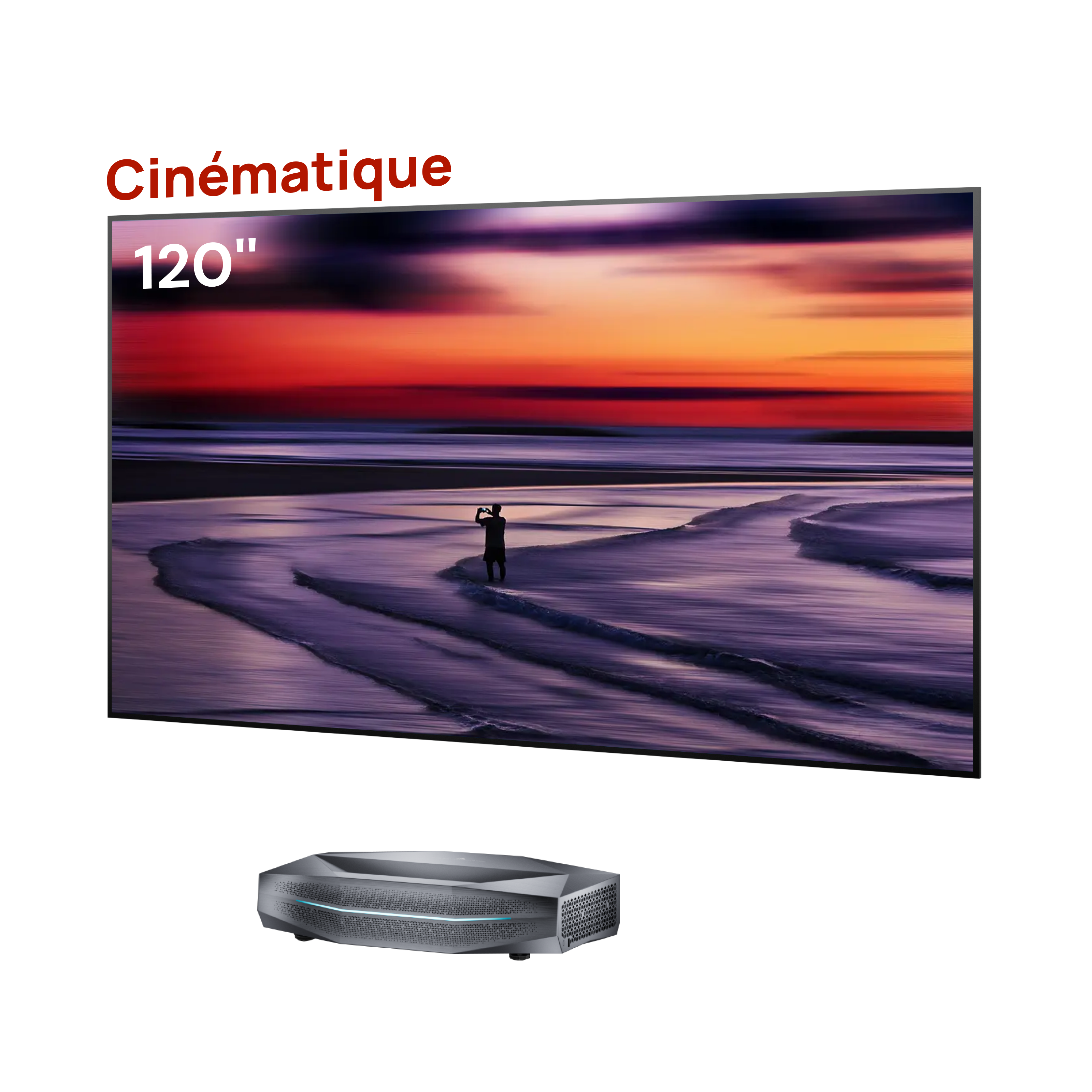 Aetherion Max + Écran ALR Cinématographique 100''-120''