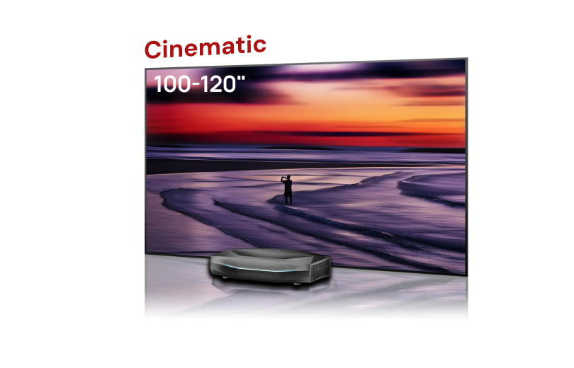 Aetherion Pro + Écran ALR Cinématographique 100''-120''